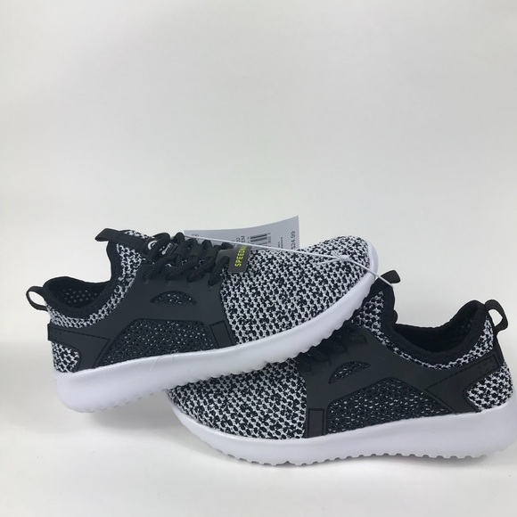 black and white champion shoes